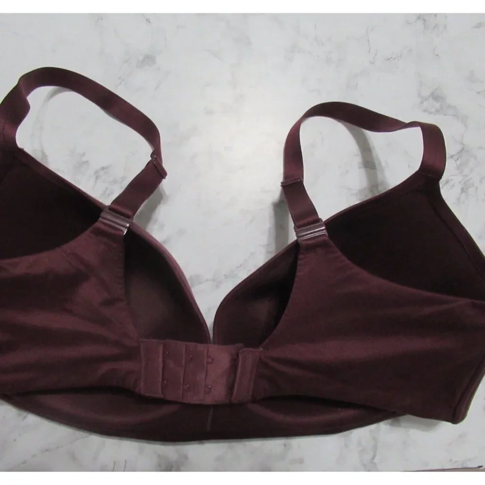 Tommy John‎ Bra 38DD Purple Second Skin Lightly Lined Underwire Back Closure